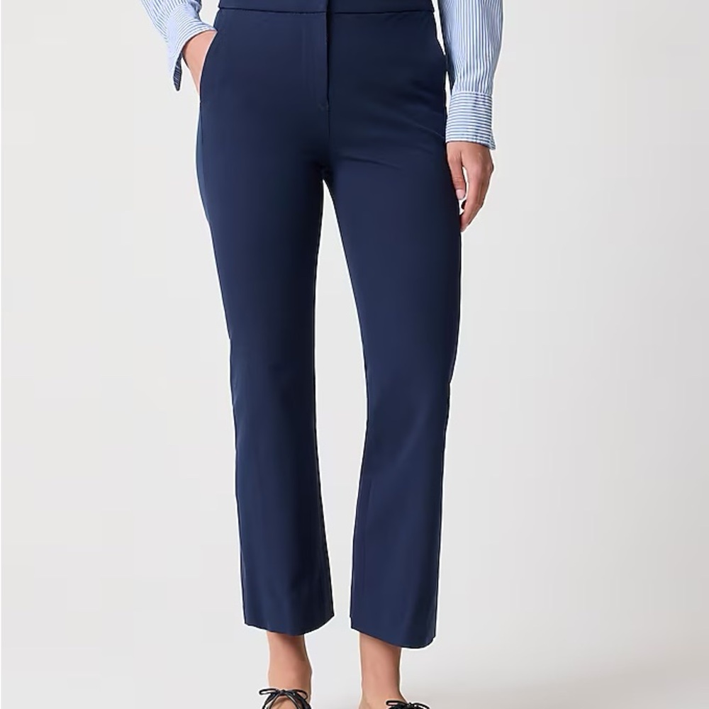 J. Crew Navy Straight Leg Kelsey Pant